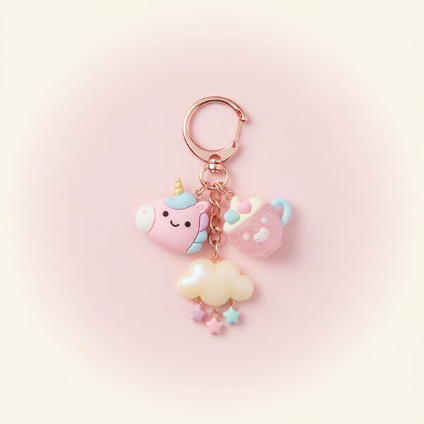 Cinnamoroll Poron Key Ring
