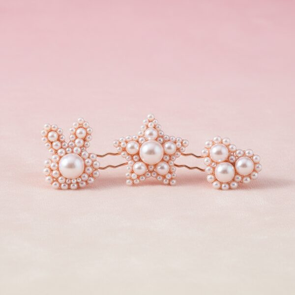 Hello Kitty Pearl Hair Pin Set