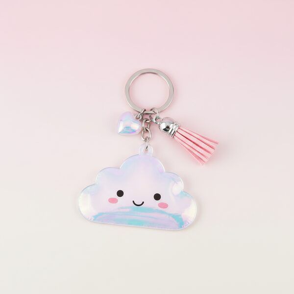Kuromi Holographic Keychain