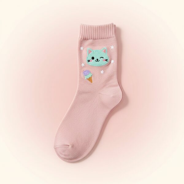 Sanrio Classic Embroidered Crew Socks