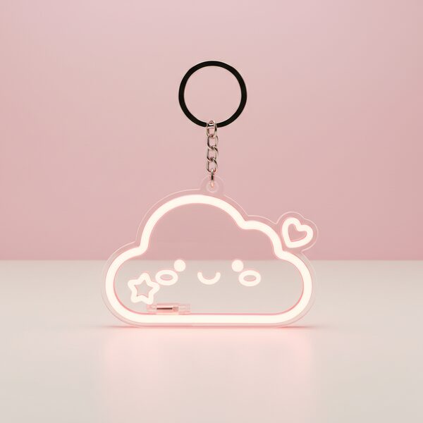 Sanrio Vivid Neon Light Up Keychain