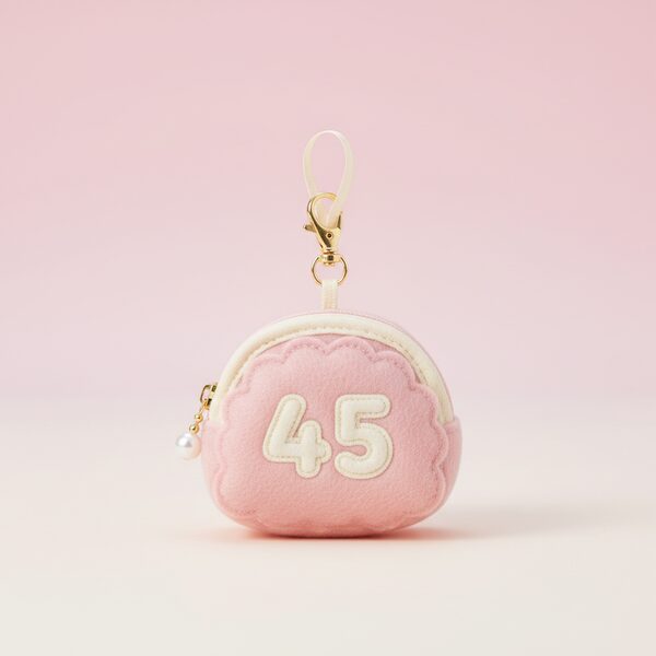 Tuxedosam 45th Birthday Mini Pouch Bag Charm