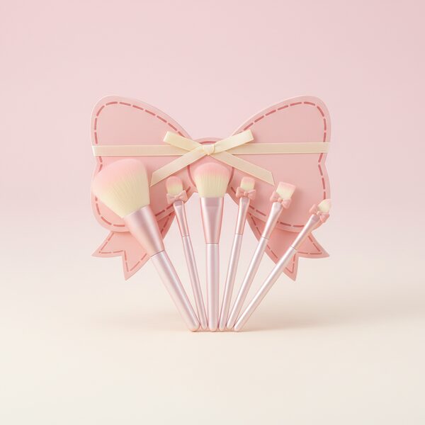 Hello Kitty Bow Makeup Brush Set