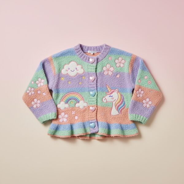 Hello Kitty Embroidered Cardigan