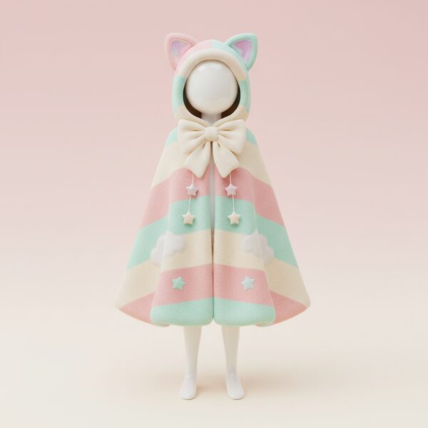 Gloomy Bear Hooded Cape