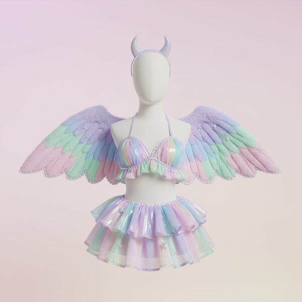 Kuromi Devil Wings Costume