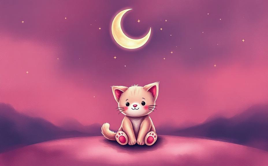 Moonlit Kitty